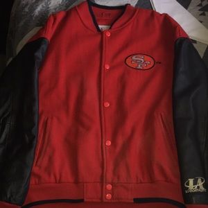 *rare* vintage 49ers jacket from 1989-90 size XL proline jacket logo athletic